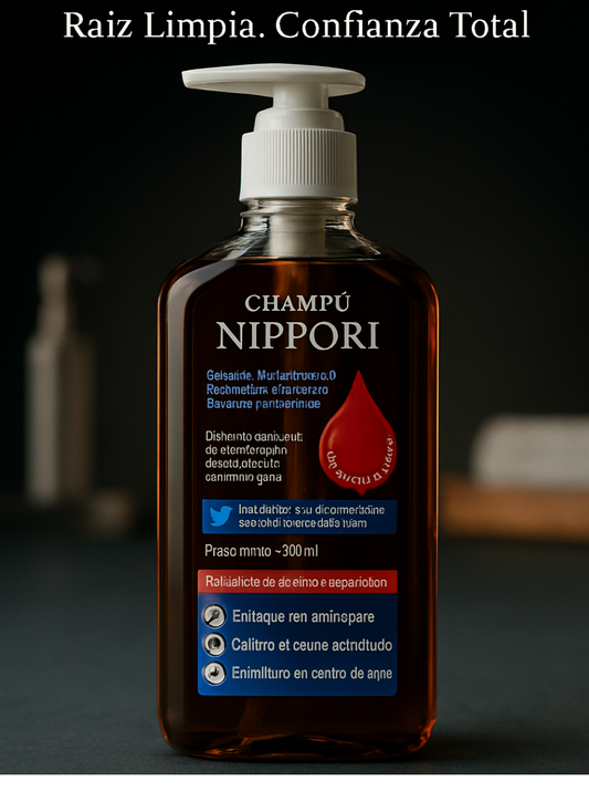 Limpia profundamente y elimina la caspa desde la raíz con Nippori