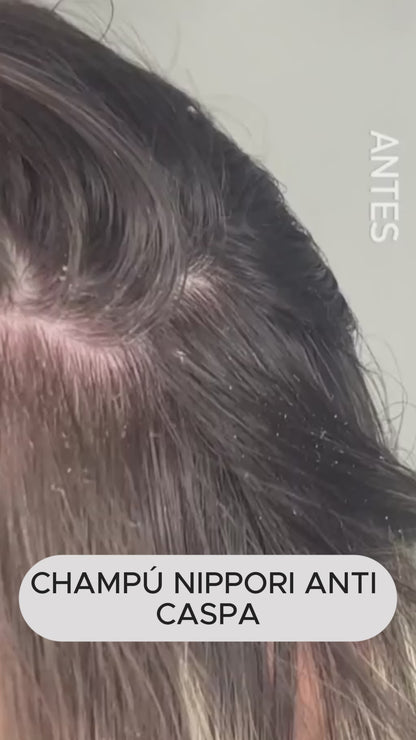 Limpia profundamente y elimina la caspa desde la raíz con Nippori